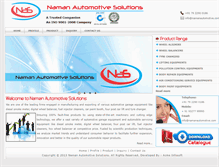 Tablet Screenshot of namanautomotive.com